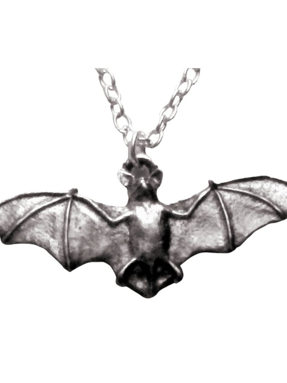 Winged bat necklace 678